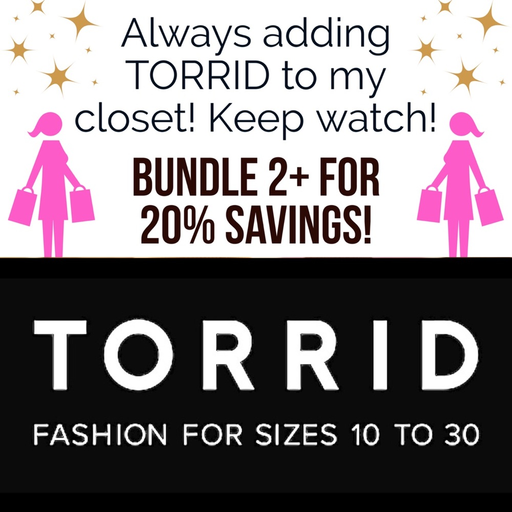 Lots of Torrid! 1x 2x 14 16 18 20 tops tee skirt duster kimono plus size